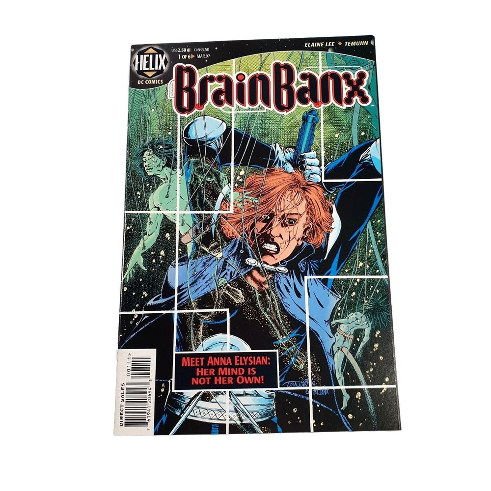 Brain Banx 1 Of 6 Helix DC Comic Book Collector March 1997 Bagged Boarded